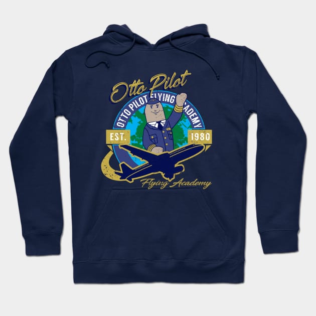 Otto Pilot Flying Academy Hoodie by Alema Art